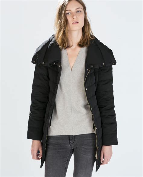 zara ladies down coat.